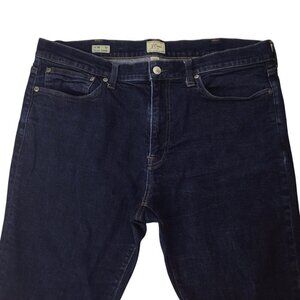 J. Crew 1040 Kurabo Japanese Jeans 38 x 32 Dark Premium Slightly Tapered Leg